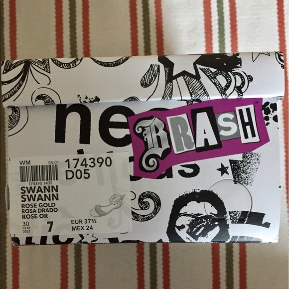 Rose Gold Strappy Flat Sandals (NWT) - Picture 5 of 5